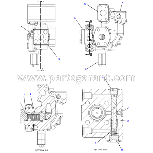 Load Control Valve 1 Caterpillar 325D