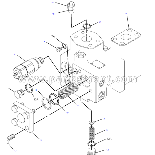 Load Control Valve 2 Caterpillar 325D