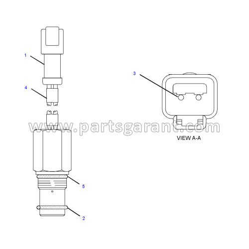 Pressure sensor 1 Caterpillar 325D