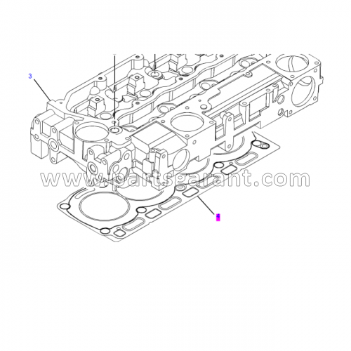 Caterpillar 428 E head gasket