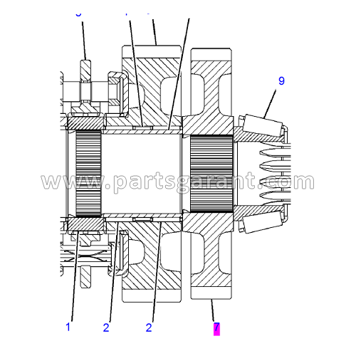 Gear (37 teeth) Caterpillar 434E