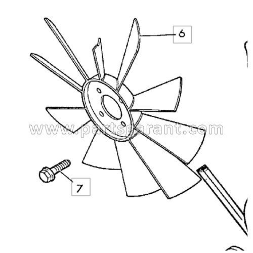 Fan JCB 3CX