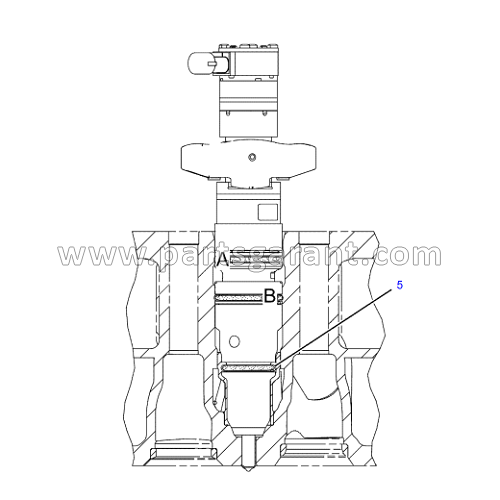 Fuel injector 1 Caterpillar 325D