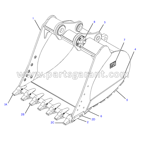 Bucket (1372 mm) Caterpillar 325D