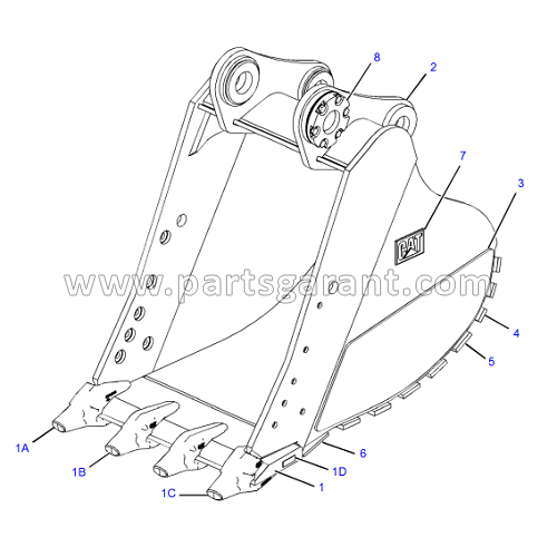 Bucket (914 mm) Caterpillar 325D