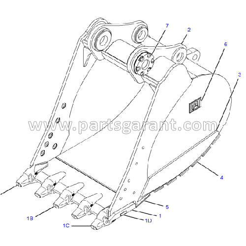 Bucket (1067 mm) Caterpillar 325D