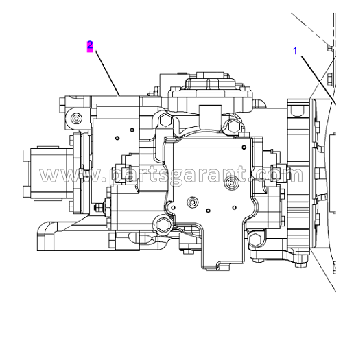 Caterpillar 325D hydraulic pump