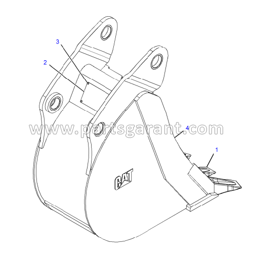 Caterpillar 428E bucket