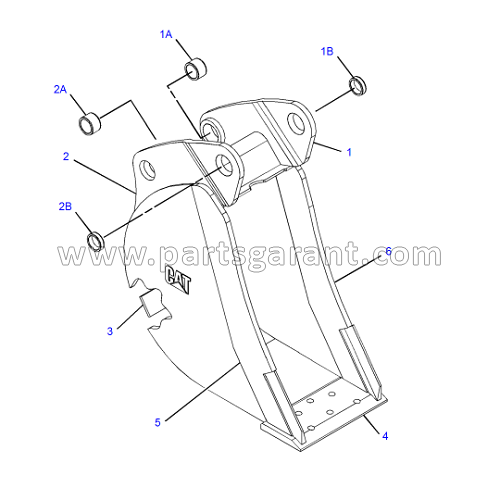 Bucket (305 mm) Caterpillar 428 E