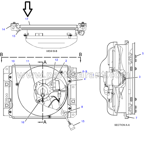 Air conditioner radiator Caterpillar 325D