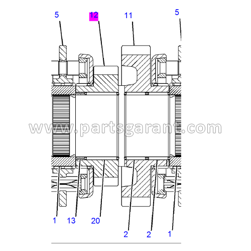 Gear (28 teeth) Caterpillar 434E