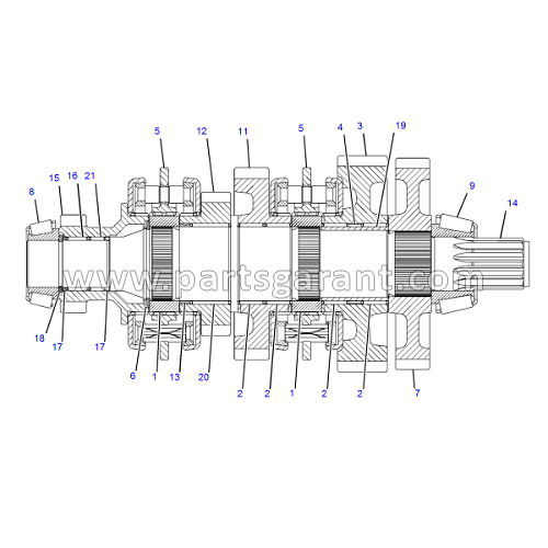 Main shaft assembly Caterpillar 434E