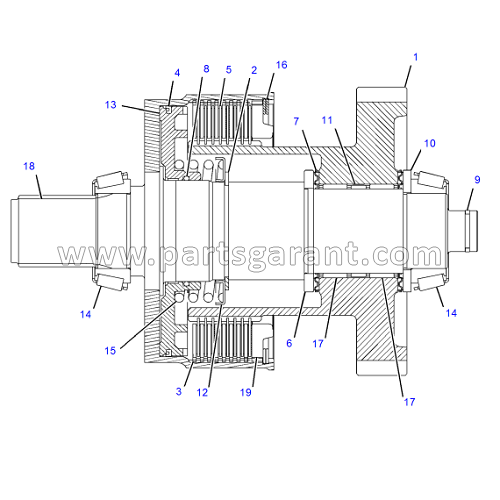 Shaft assembly Caterpillar 434E