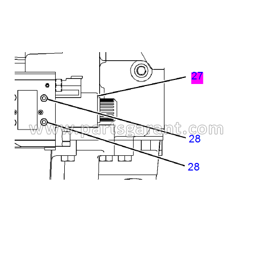 Solenoid valve (forward/reverse) Caterpillar 434E