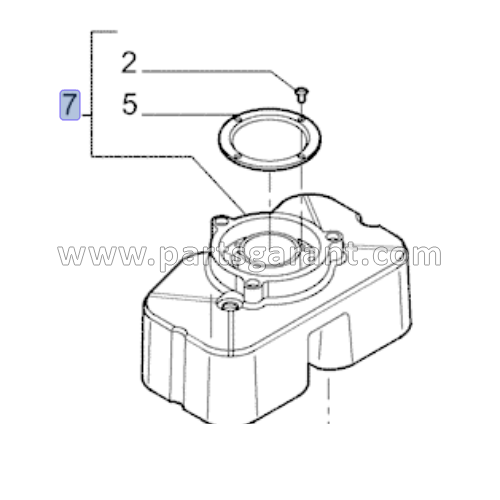 Valve cover New Holland LB110B