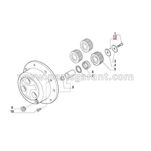 Bearing needle 5 x 10