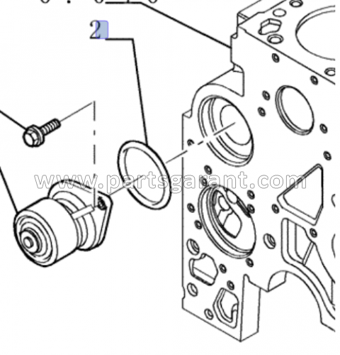 New Holland E215 pump gasket