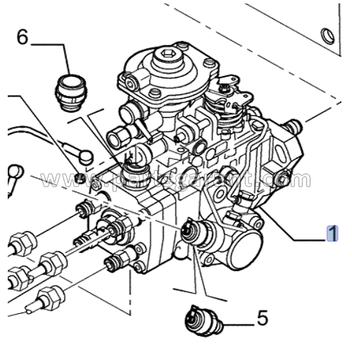 High pressure fuel pump (HPFP) New Holland LB110B