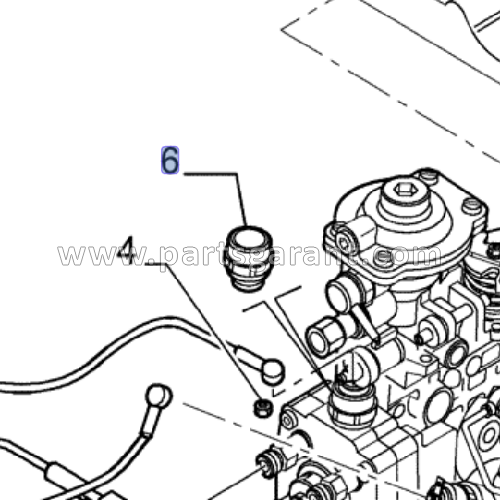 Injection pump solenoid (Injection pump solenoid) New Holland LB110B