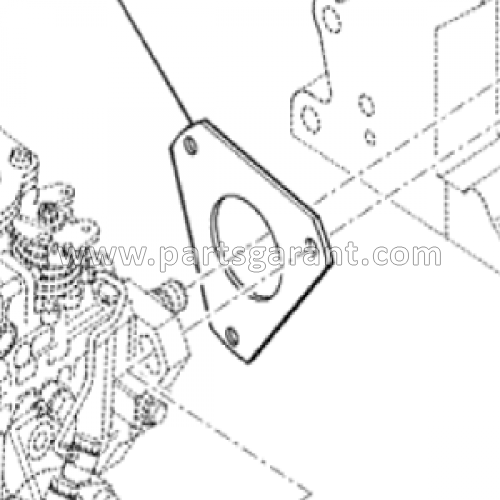 Injection pump gasket New Holland B90B