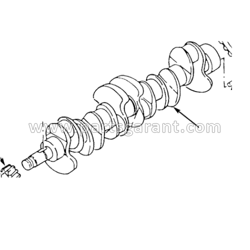 Case CX210 camshaft