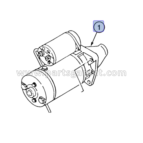 Starter (Hitachi vers) Case CX210