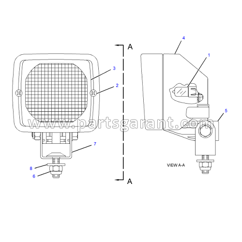 Roof light Caterpillar 434E