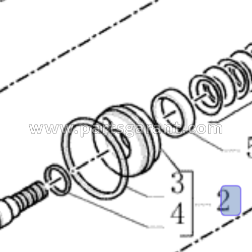 Power Shift clutch piston New Holland LB110B