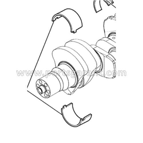 Connecting rod bearings New Holland E215