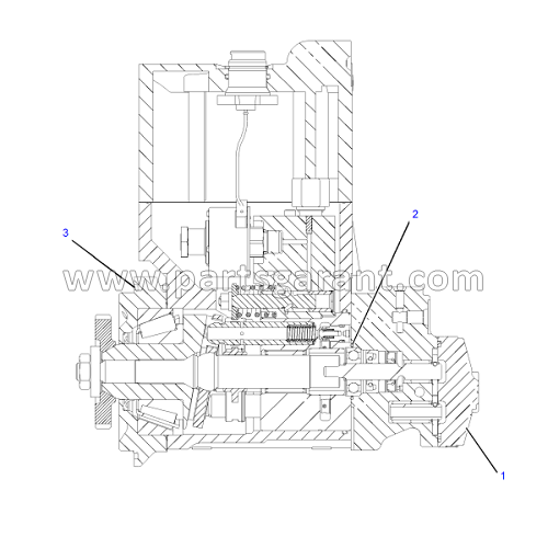 High pressure fuel pump 2 Caterpillar 325D