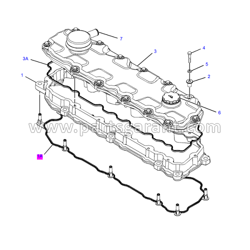 Valve cover gasket 4 Caterpillar 325D