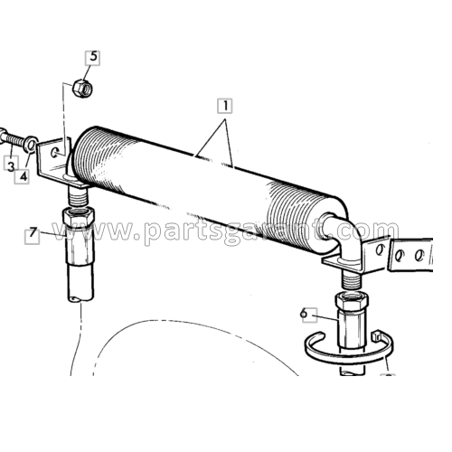 JCB 3CX oil cooler