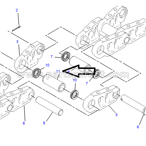 Track Bushing 1 Caterpillar 325D