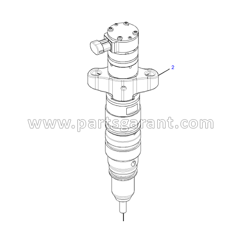 Fuel injector assembly with gaskets Caterpillar 325D