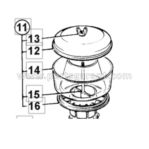 Air pre-purifier JCB 3CX