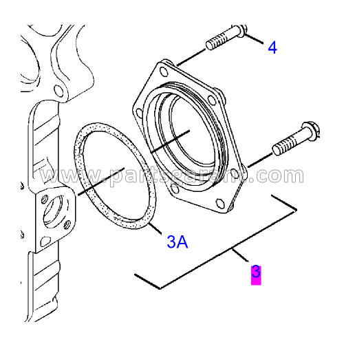 Cover assembly Caterpillar 432D