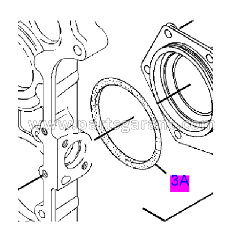 Caterpillar 432D ring