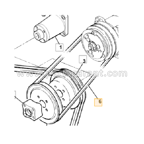 JCB 4CX conditioner belt