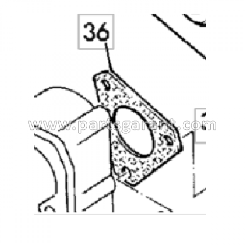 Injection pump gasket JCB 3CX