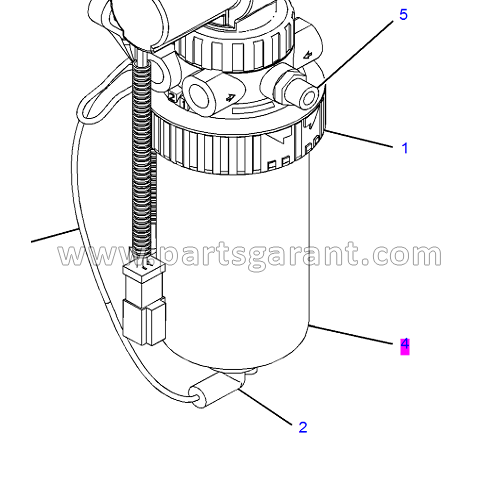 Fuel filter (separator) Caterpillar 428 E