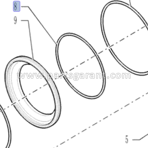 O-ring Case 580ST