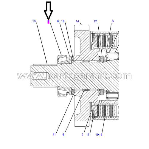 Bearing Caterpillar 434E