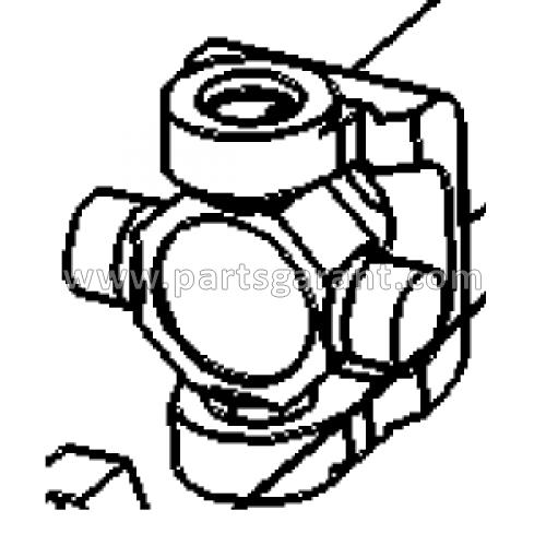 Cardan crosspiece to front axle Caterpillar 432D