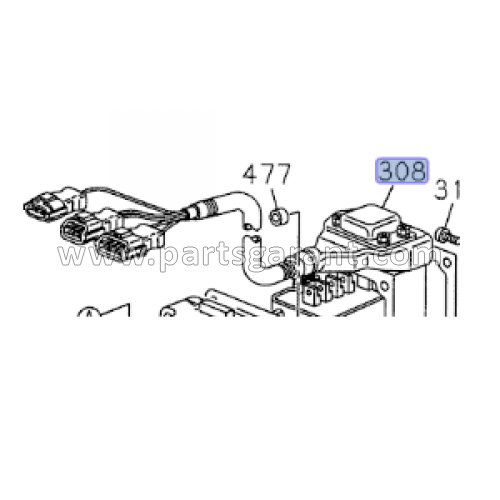 Case CX210 injection pump regulator