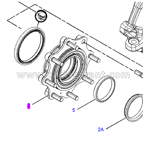 Hub assembly Caterpillar 428 E