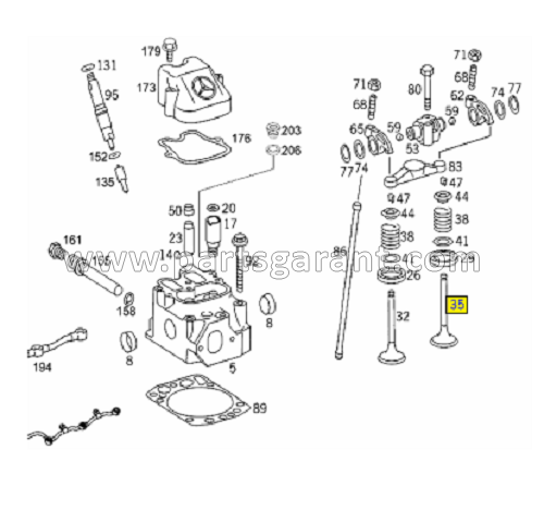 Exhaust valve Mercedes-Benz Actros