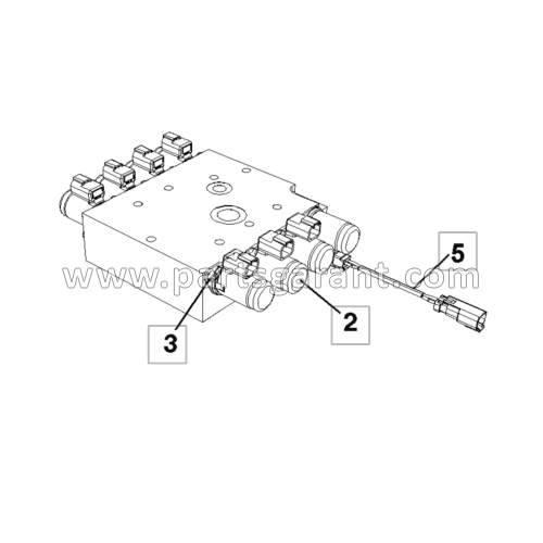 Valve 6 speed JCB 4CX