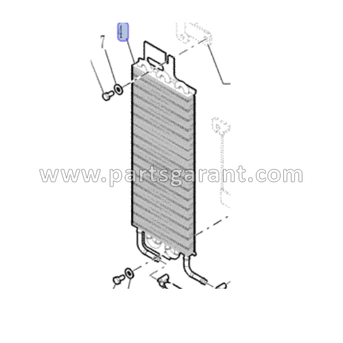 Case 580ST Fuel Cooling Radiator