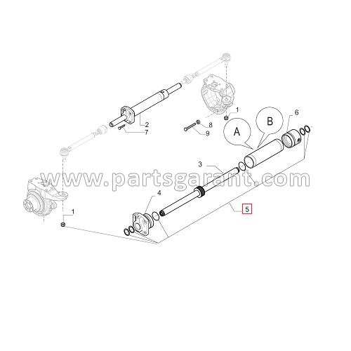 Steering cylinder seal kit