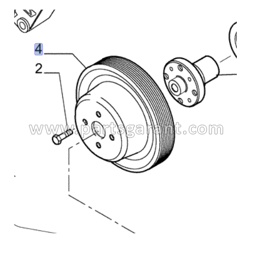 Fan pulley New Holland LB110B